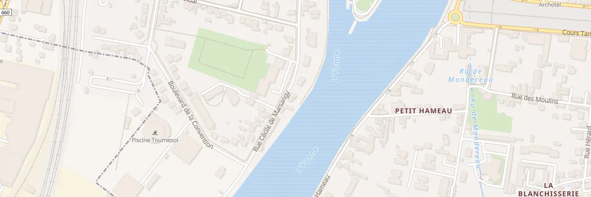 Plan du 49 Rue Cécile de Marsangy à Sens