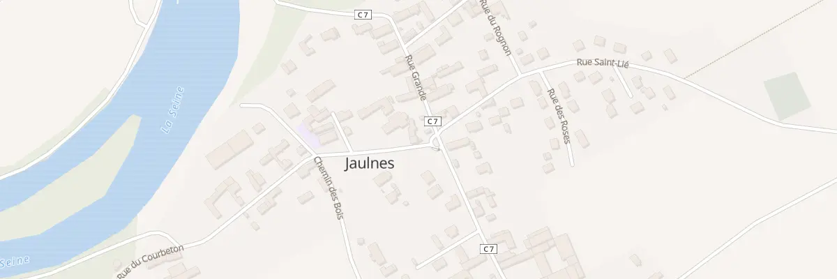 Plan du 27 Rue Grande à Jaulnes