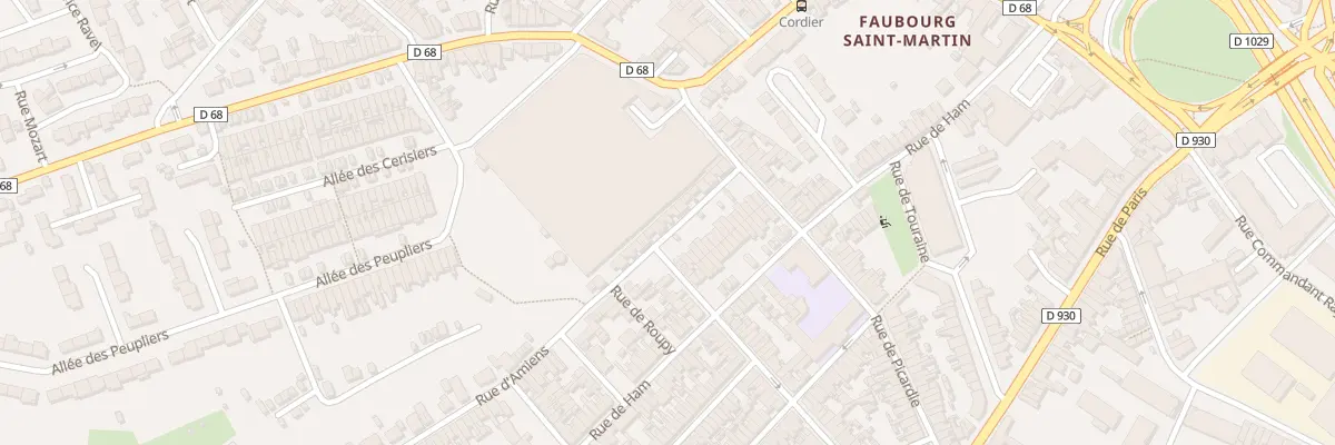 Plan du 63 Rue de Flandre à Saint-Quentin