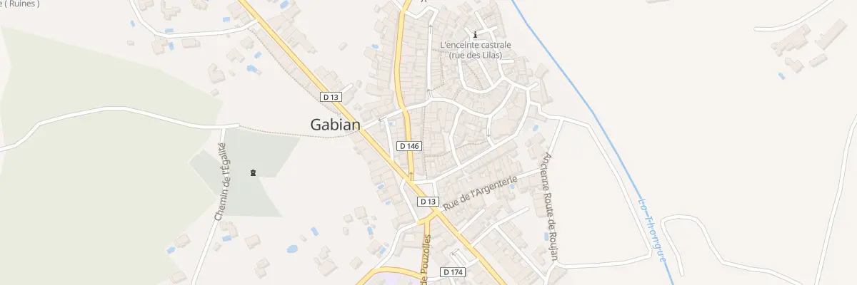 Plan du 10 Gr Grand Rue à Gabian
