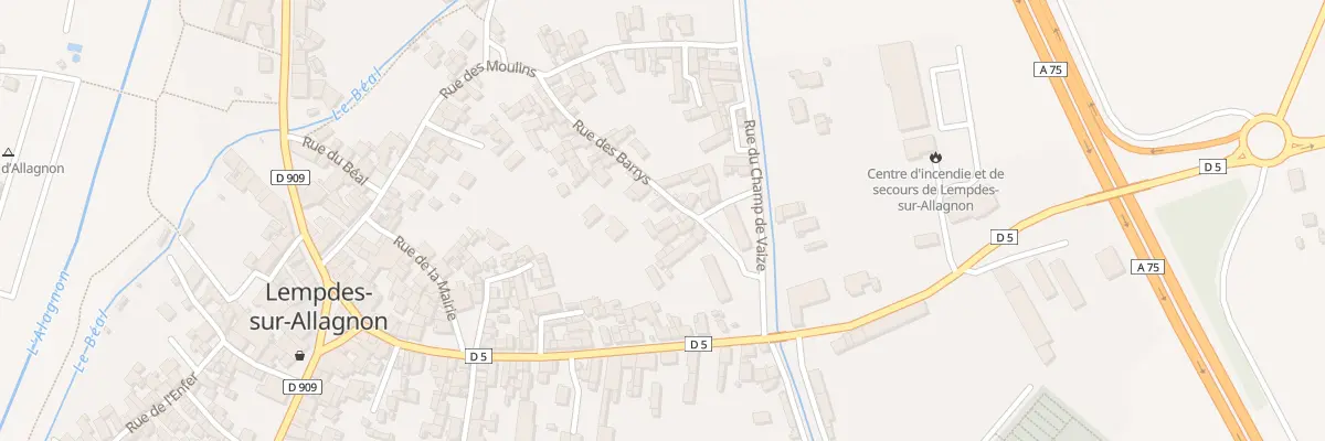Plan du 33B Rue des Barrys à Lempdes-sur-Allagnon