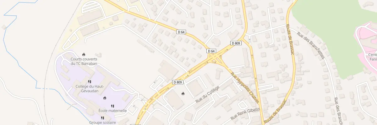 Plan du 1 Rue du Parc des Sports à Saint-Chély-d’Apcher