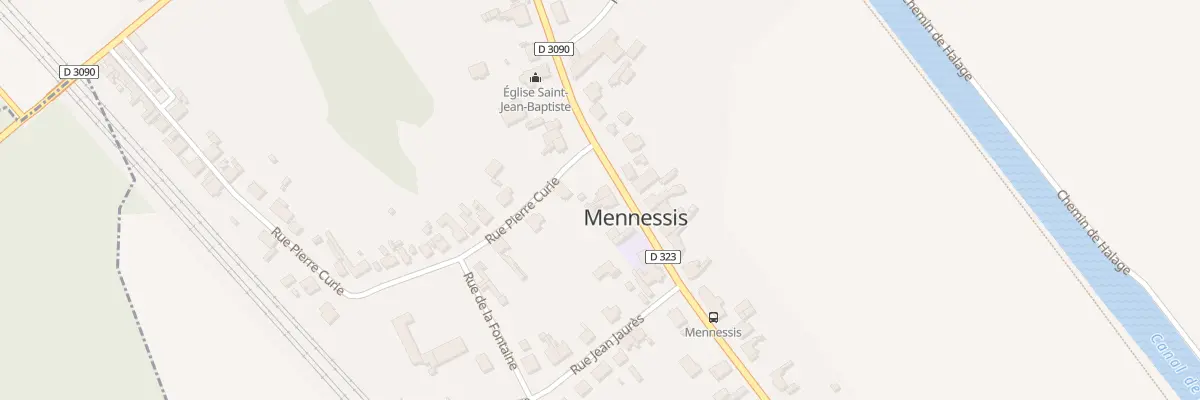 Plan du 1 Rue Pasteur à Mennessis