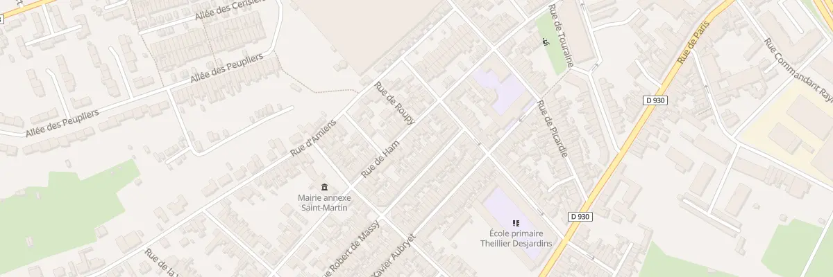 Plan du 79 Rue de Ham à Saint-Quentin