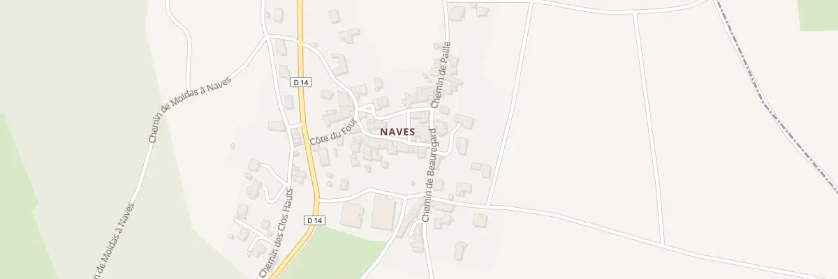 Plan du 9 Rue Centrale (Naves) à Orbeil