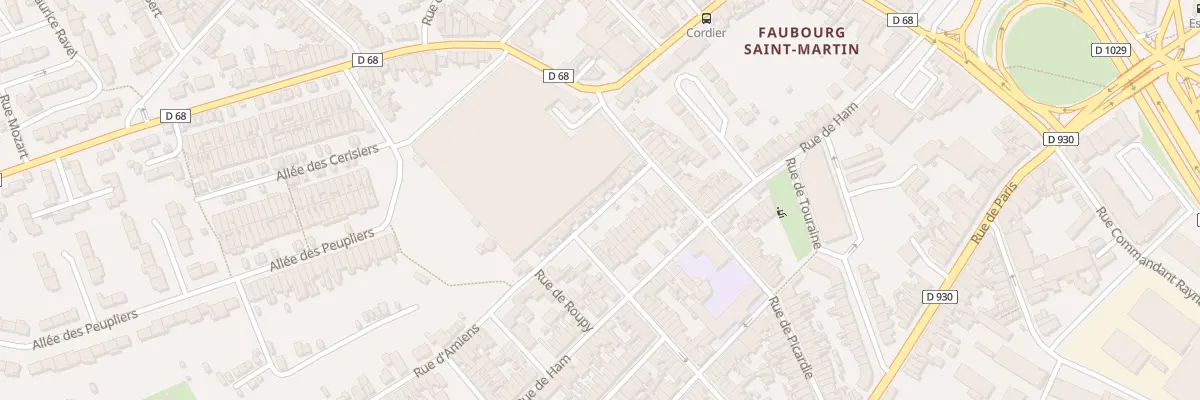 Plan du 67 Rue de Flandre à Saint-Quentin