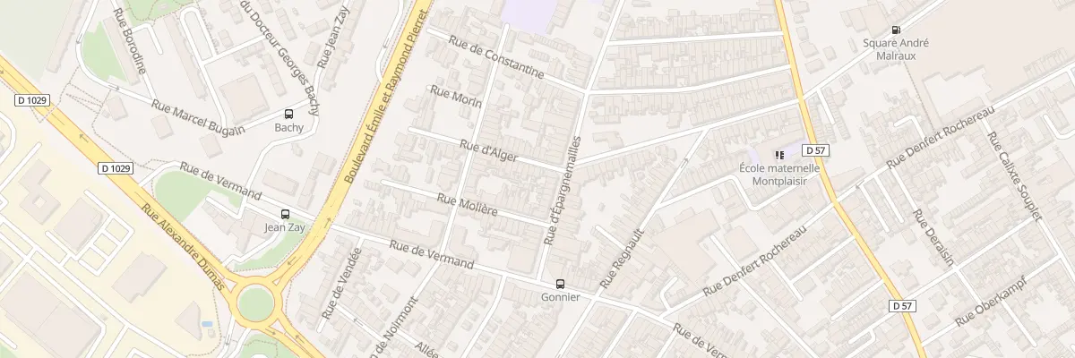 Plan du 61 Rue d’Alger à Saint-Quentin