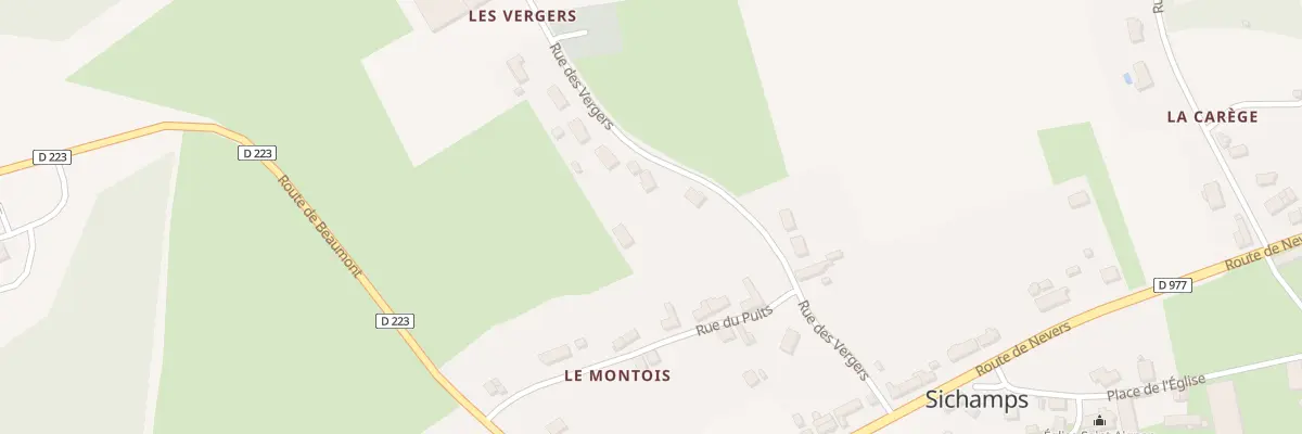 Plan du 4 Rue des Vergers à Sichamps