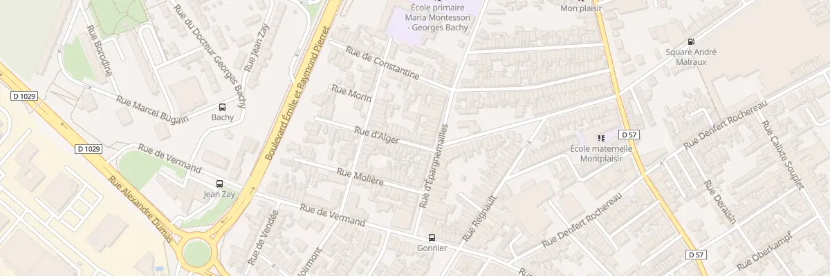 Plan du 68 Rue d’Alger à Saint-Quentin
