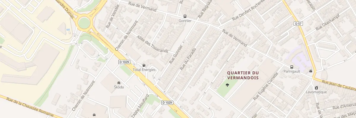 Plan du 39 Rue Gonnier à Saint-Quentin