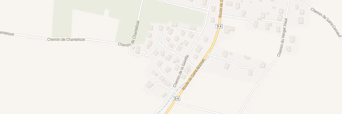 Plan du 2 Lot les Cotes à Chauriat