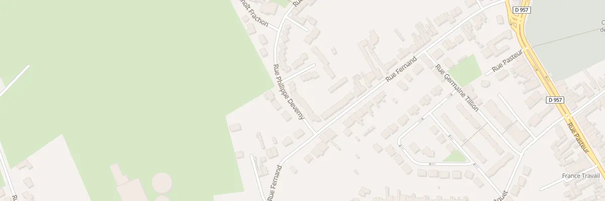 Plan du 87 Rue Philippe Devemy à Somain