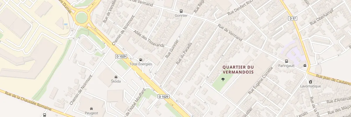 Plan du 52 Rue de Paradis à Saint-Quentin