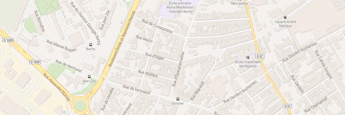 Plan du 66 Rue d’Alger à Saint-Quentin