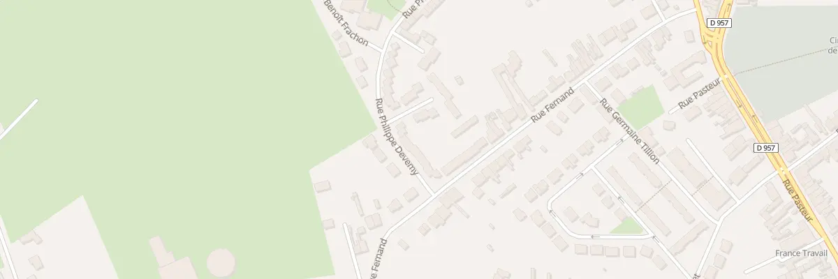 Plan du 85 Rue Philippe Devemy à Somain