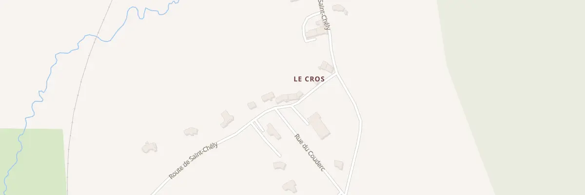 Plan du 505 Rte de Saint Chély aux Bessons
