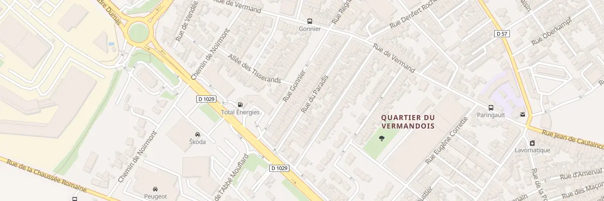 Plan du 50 Rue de Paradis à Saint-Quentin