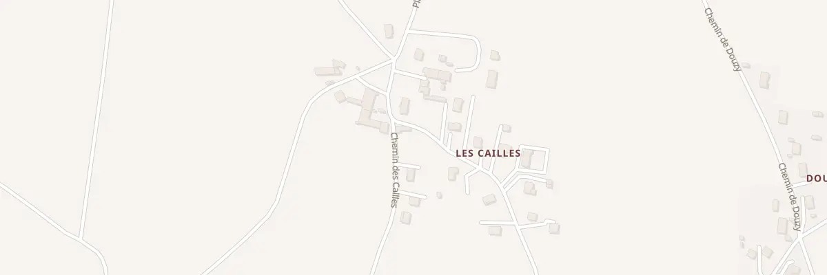 Plan du 11 Che des Cailles à Saulcet