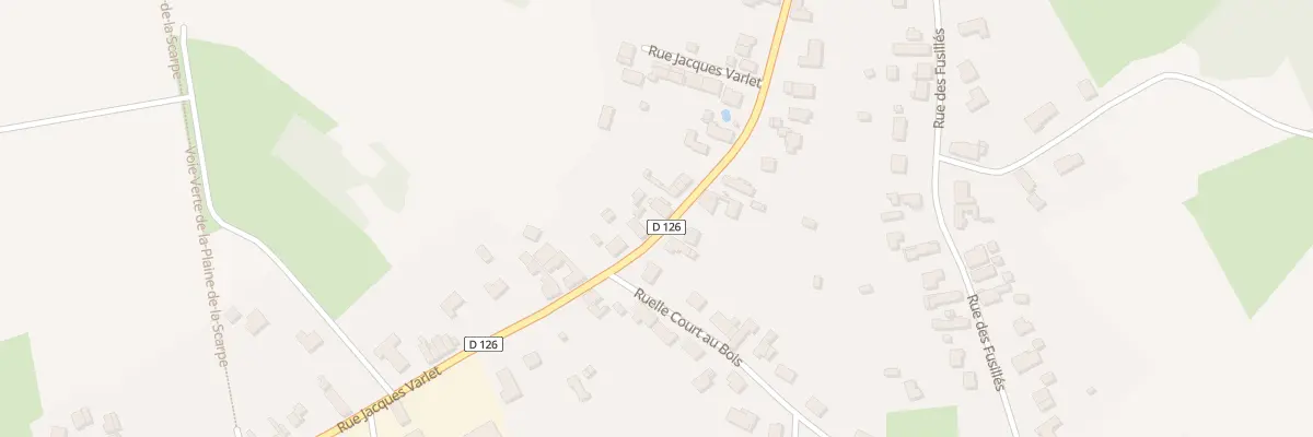 Plan du 302 Rue Jacques Varlet à Beuvry-la-Forêt