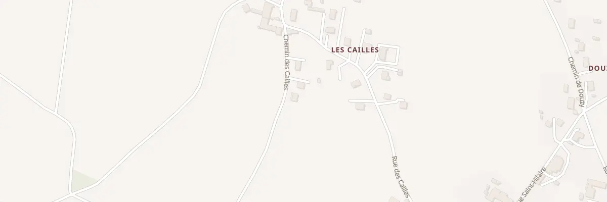 Plan du 17 Che des Cailles à Saulcet