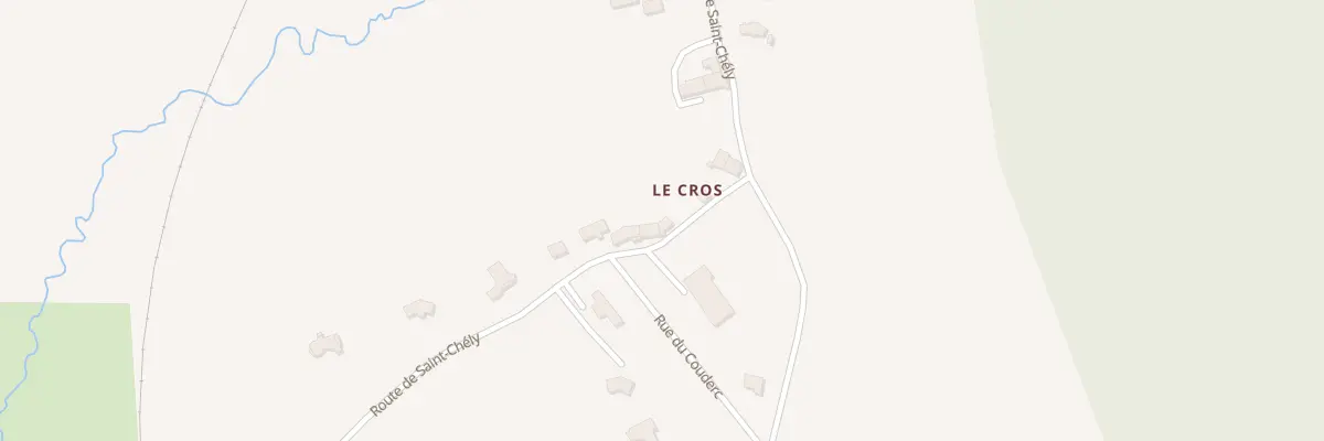 Plan du 517 Rte de Saint Chély aux Bessons