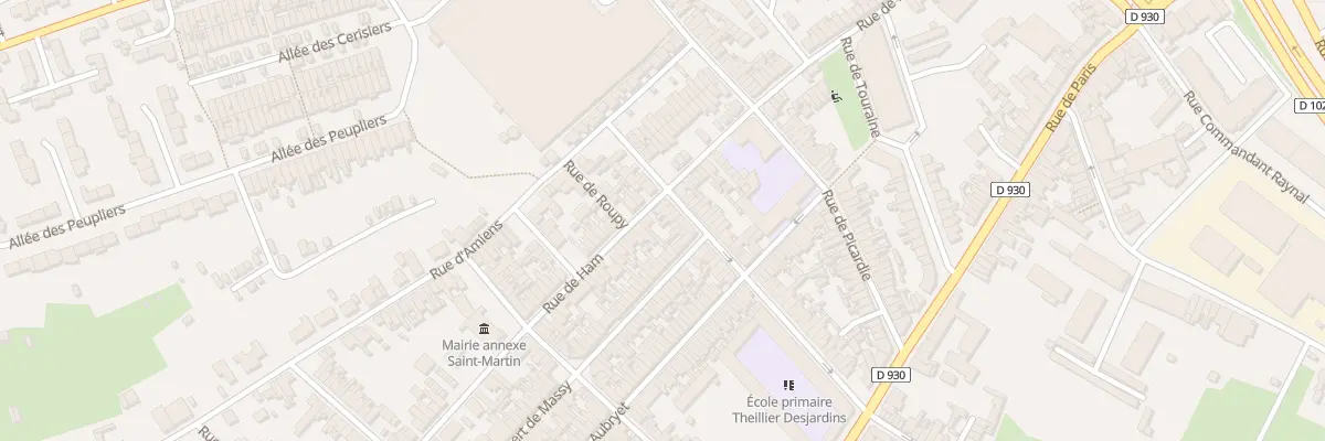 Plan du 25 Rue de Flandre à Saint-Quentin