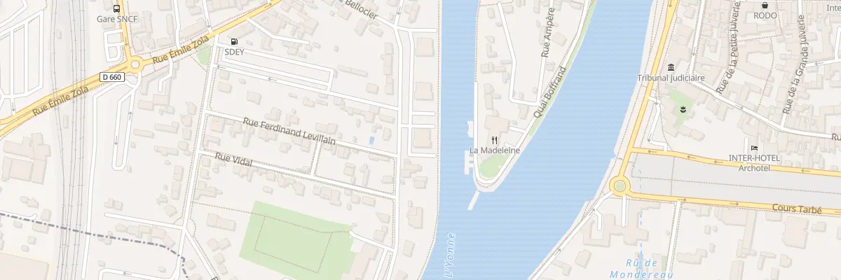 Plan du 23 Rue Cécile de Marsangy à Sens