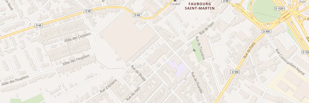 Plan du 88 Rue de Flandre à Saint-Quentin