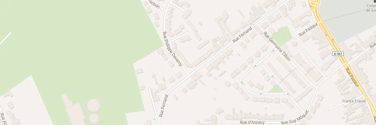 Plan du 95 Rue Philippe Devemy à Somain