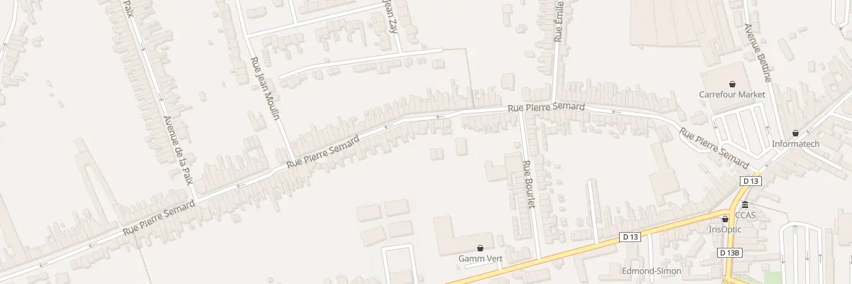 Plan du 81 Rue Pierre Semard à Somain