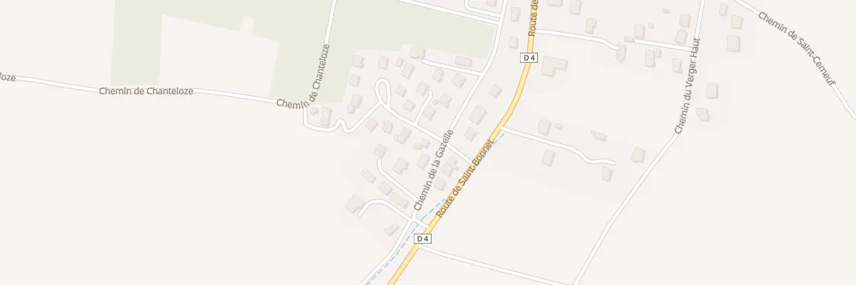 Plan du 1 Lot les Cotes à Chauriat