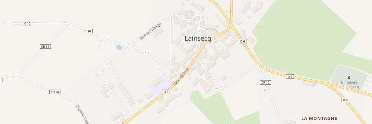 Plan du 10 Grande Rue à Lainsecq