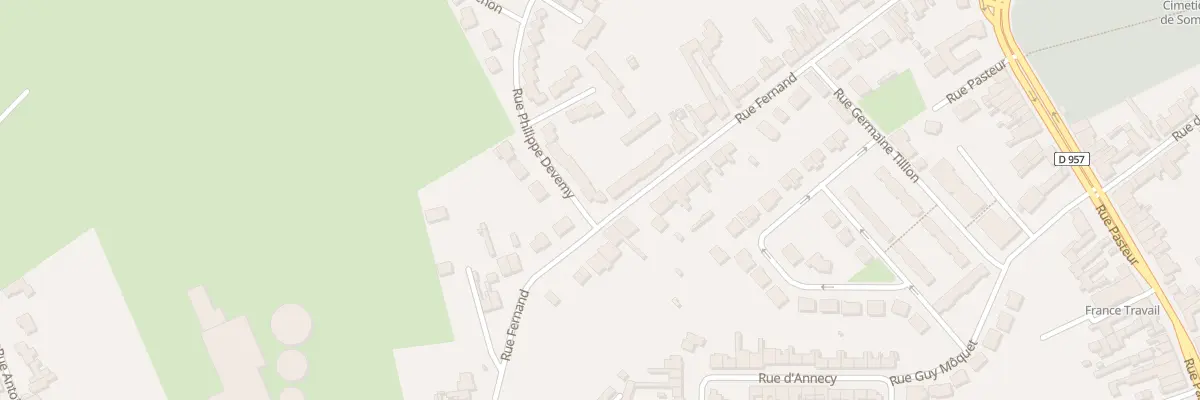 Plan du 97 Rue Philippe Devemy à Somain