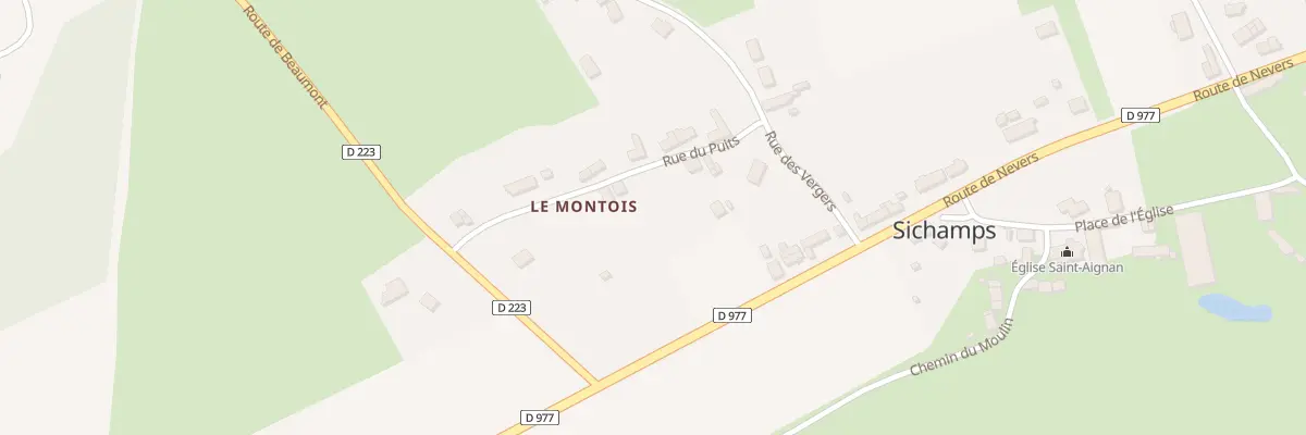 Plan du 67 Le Montois à Sichamps