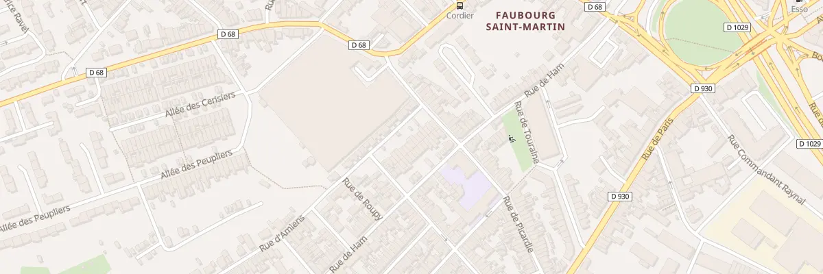 Plan du 92 Rue de Flandre à Saint-Quentin