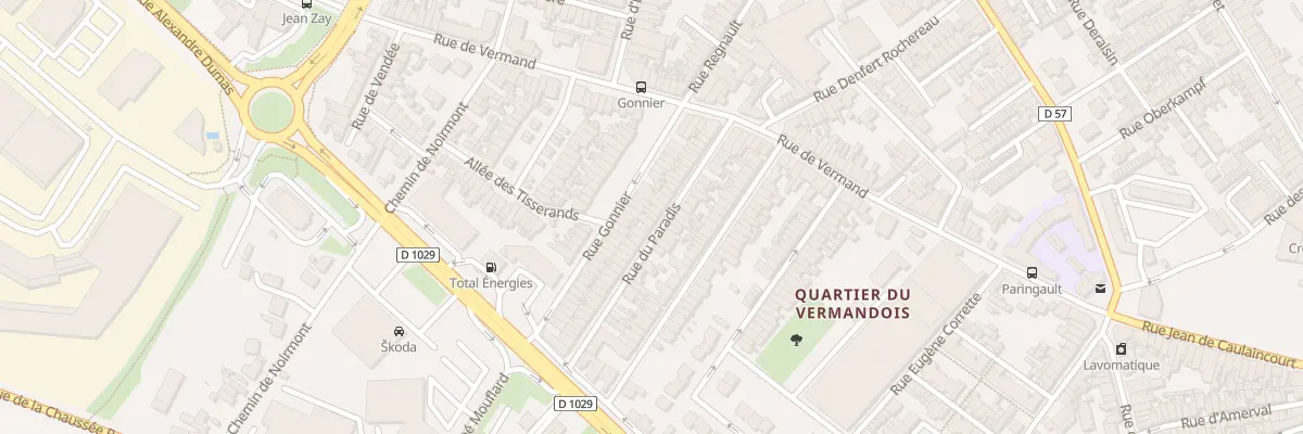 Plan du 36 Rue de Paradis à Saint-Quentin