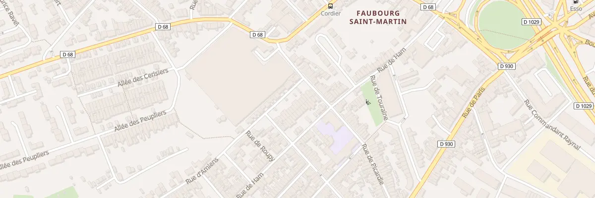 Plan du 94 Rue de Flandre à Saint-Quentin