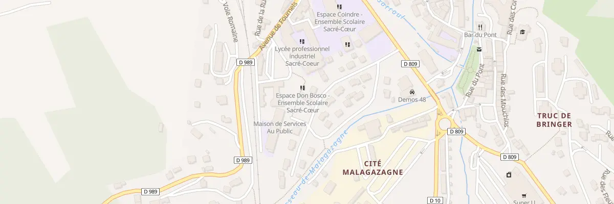 Plan du 12 Rue Gustave Pelisse à Saint-Chély-d’Apcher