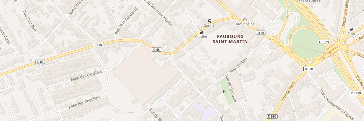 Plan du 57 Rue du Docteur Cordier à Saint-Quentin