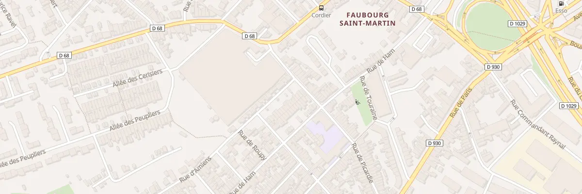 Plan du 96 Rue de Flandre à Saint-Quentin