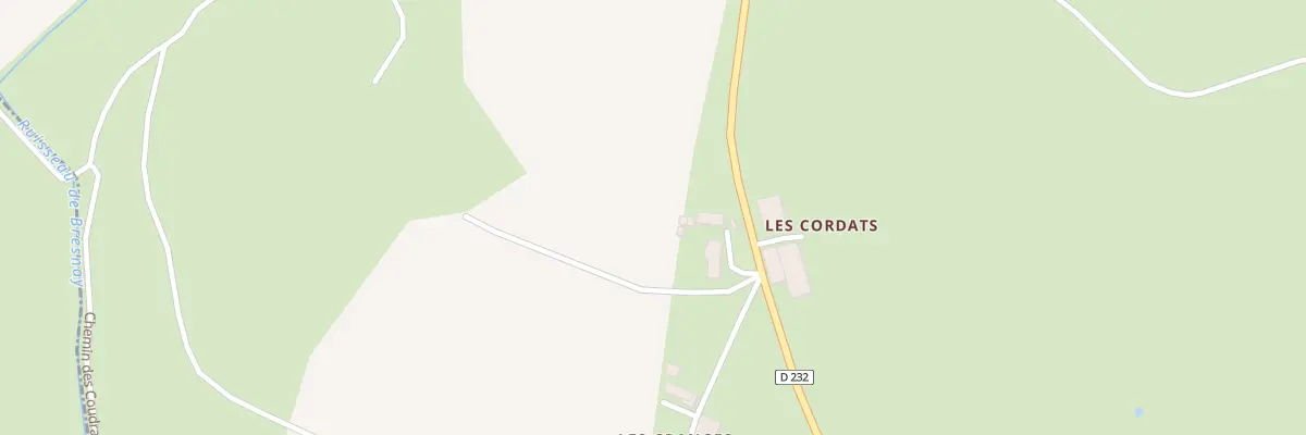 Plan du 5251 Les Cordats à Besson