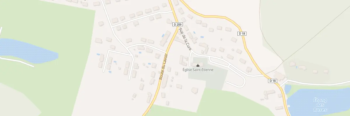 Plan du 14 Rte du Lavoir à Sauvigny-les-Bois