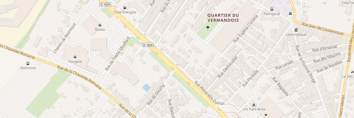 Plan du 74 Rue Alexandre Dumas à Saint-Quentin
