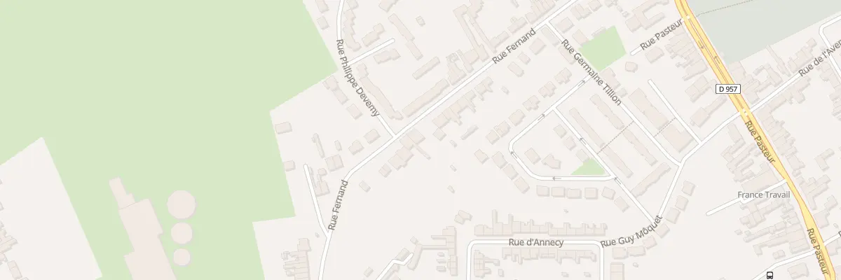 Plan du 59 Rue Fernand à Somain