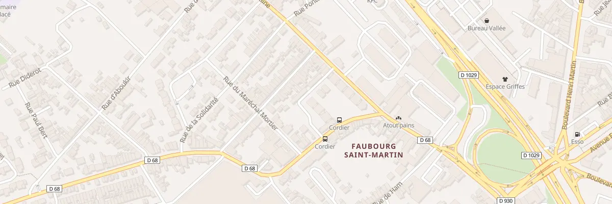 Plan du 53 Rue de la Chaussée Romaine à Saint-Quentin