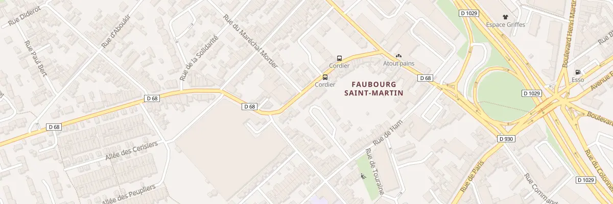 Plan du 41 Rue du Docteur Cordier à Saint-Quentin