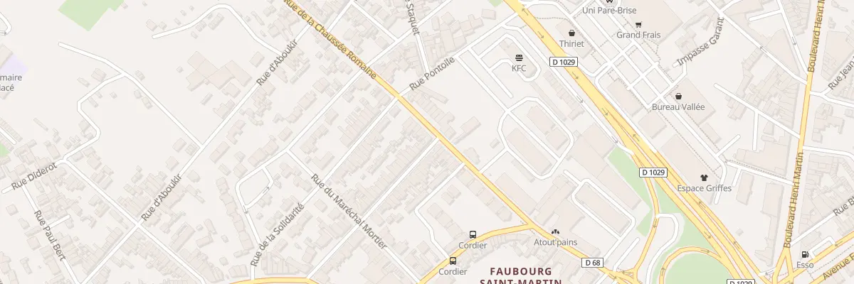Plan du 67 Rue de la Chaussée Romaine à Saint-Quentin