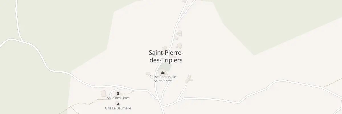 Plan du 5125 St Pierre Tripiers Village à Saint-Pierre-des-Tripiers
