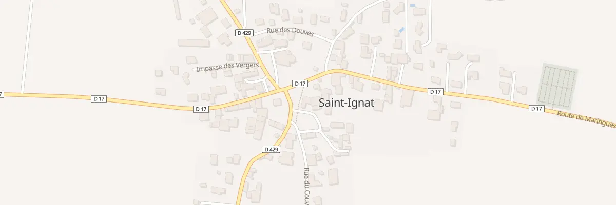 Plan du 1 Imp des Ormeaux à Saint-Ignat