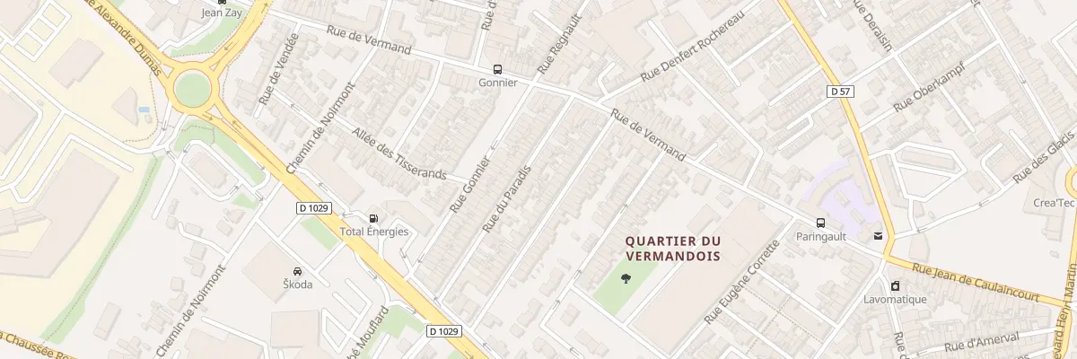 Plan du 23 Rue de Paradis à Saint-Quentin